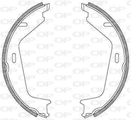 OPEN PARTS Bremžu loku komplekts BSA2205.00